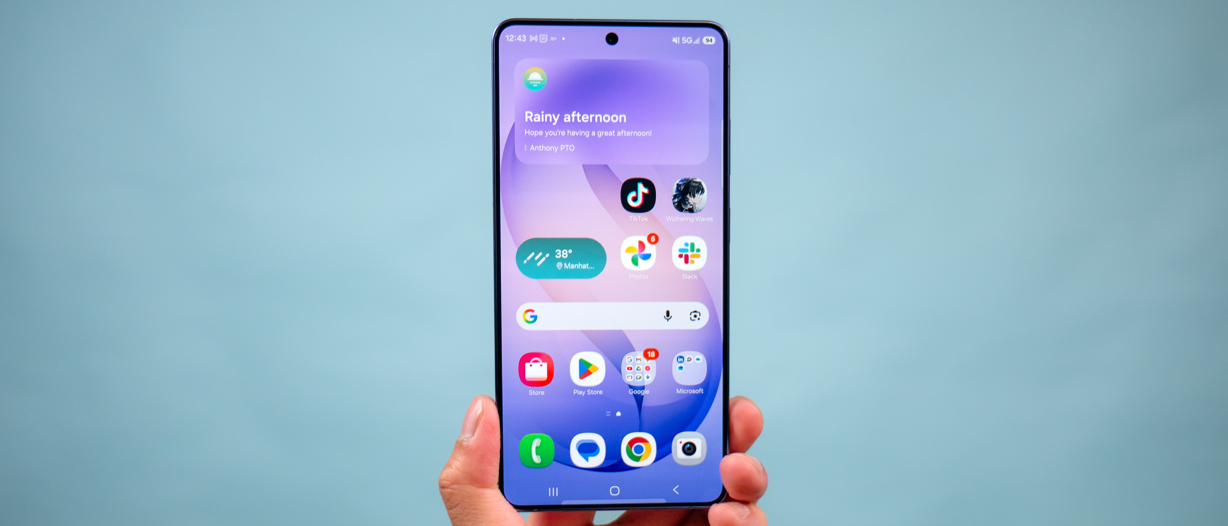 Samsung Galaxy S26 Ultra shown in hand