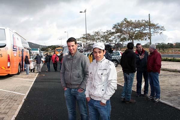 Under 23 racer Amaro Antunes (in white) is a Portuguese rider with a promising future. Two yearsa go, he won the junior road and time trial national championships, and he also won the Junior Volta a Portugal
