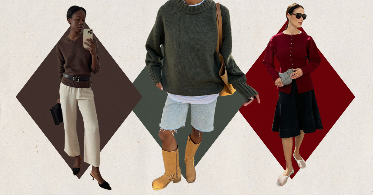Everyone Will Soon Be Ditching Black Sweaters For Ones in These 8 Color Trends