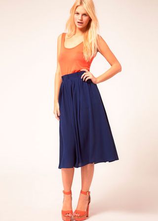 ASOS midi-length skirt, £35