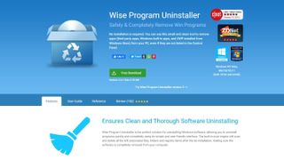 Wise Program Uninstaller Review Listing