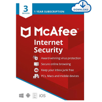 5. McAfee Total Protection, 5 devices, 1-year Subscription + 3 months free £49.99