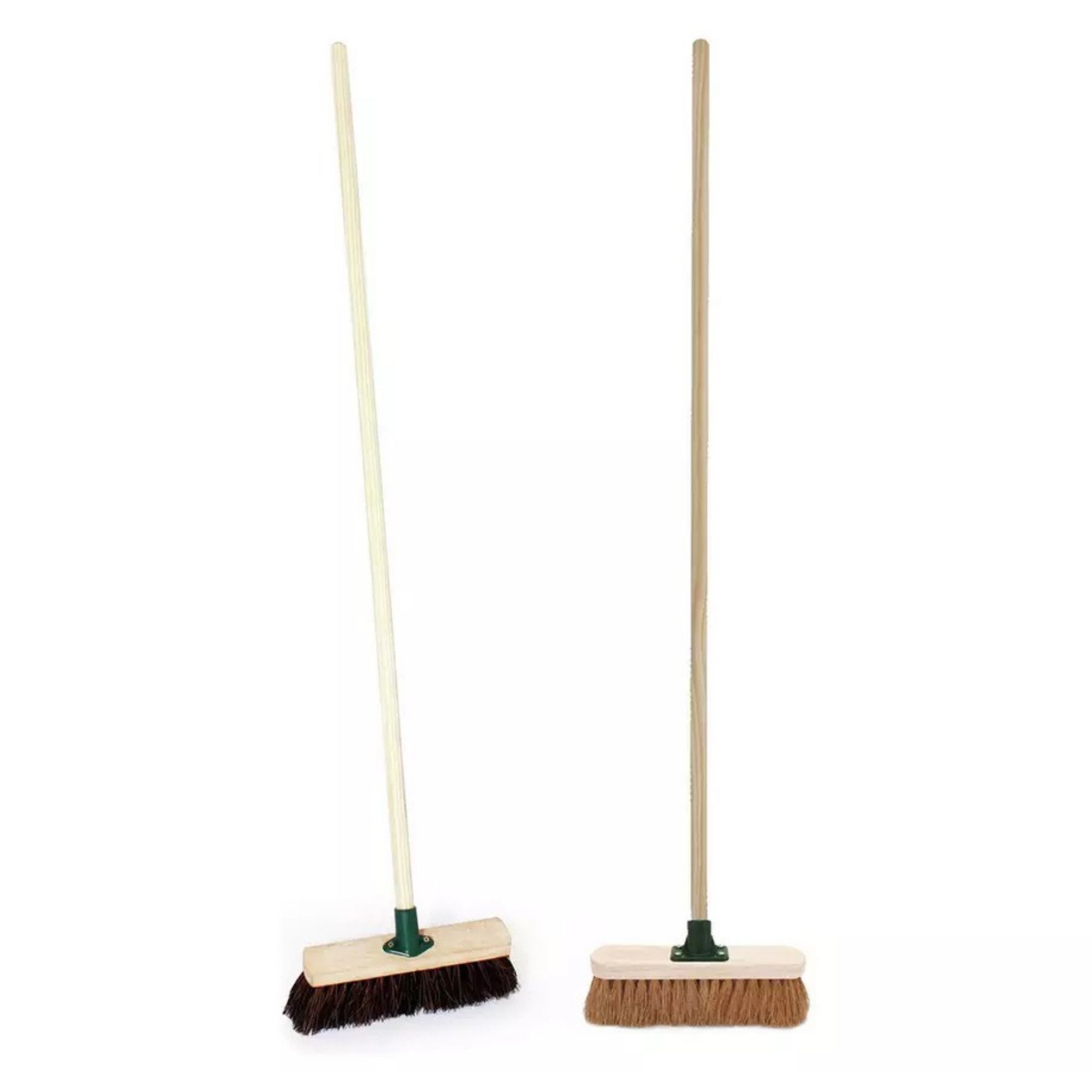 Charles Bentley Set of 2 Stiff and Soft Broom Set