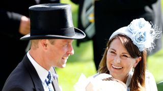 Prince William and Carole Middleton attend Royal Ascot together in 2024.