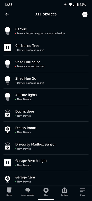Alexa App Screenshot Removed Device