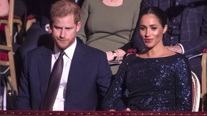 Prince Harry and Meghan Markle at the Royal Albert Hall in London