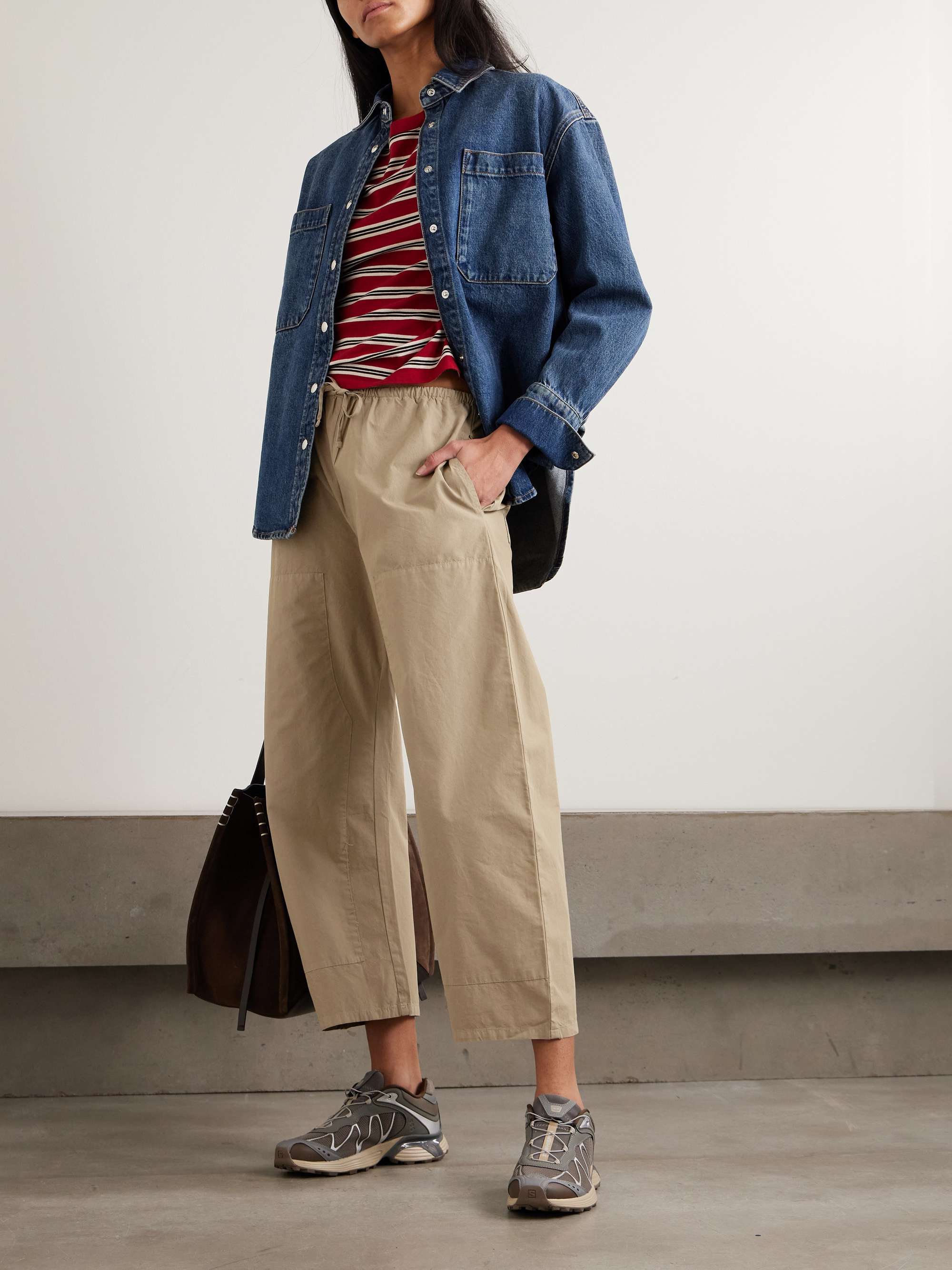 Kyoto Cotton Wide-Leg Pants