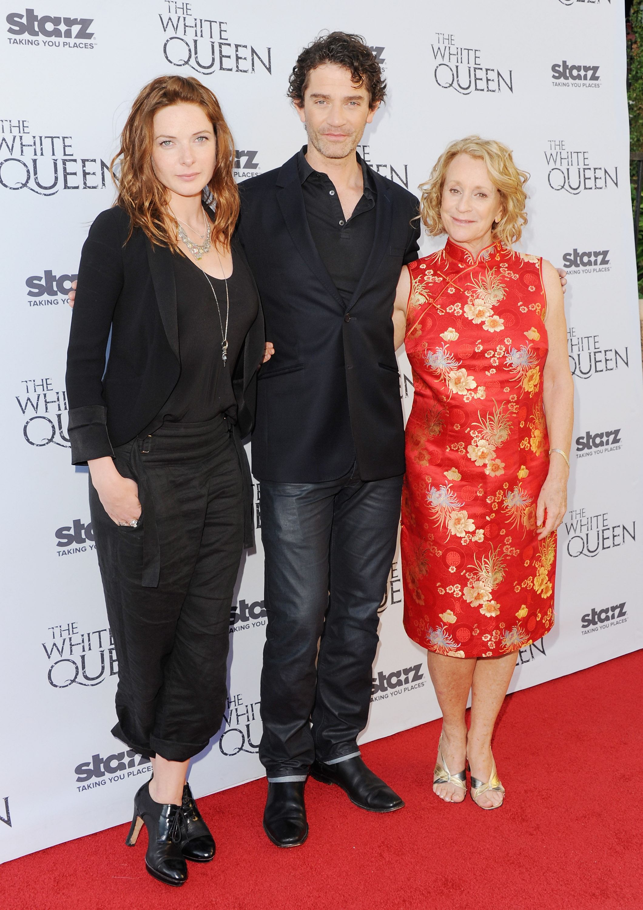 Actors Rebecca Ferguson, James Frain and author Philippa Gregory attend The Brittish Consulate's toast of the U.S. launch of the Starz original series &amp;quot;The White Queen&amp;quot; on July 25, 2013