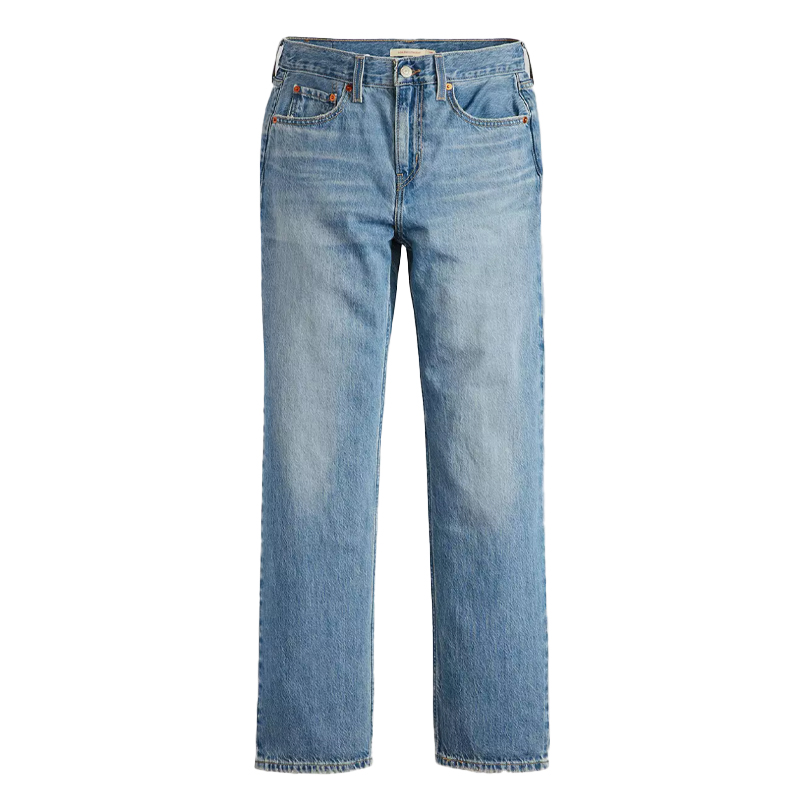 Levi low pro jeans in mid blue wash