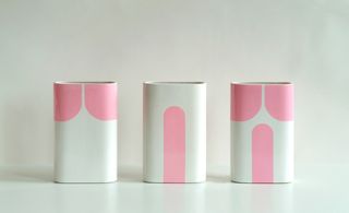 Vases from Pierre Charpin's 'Ceram X' collection, 2005