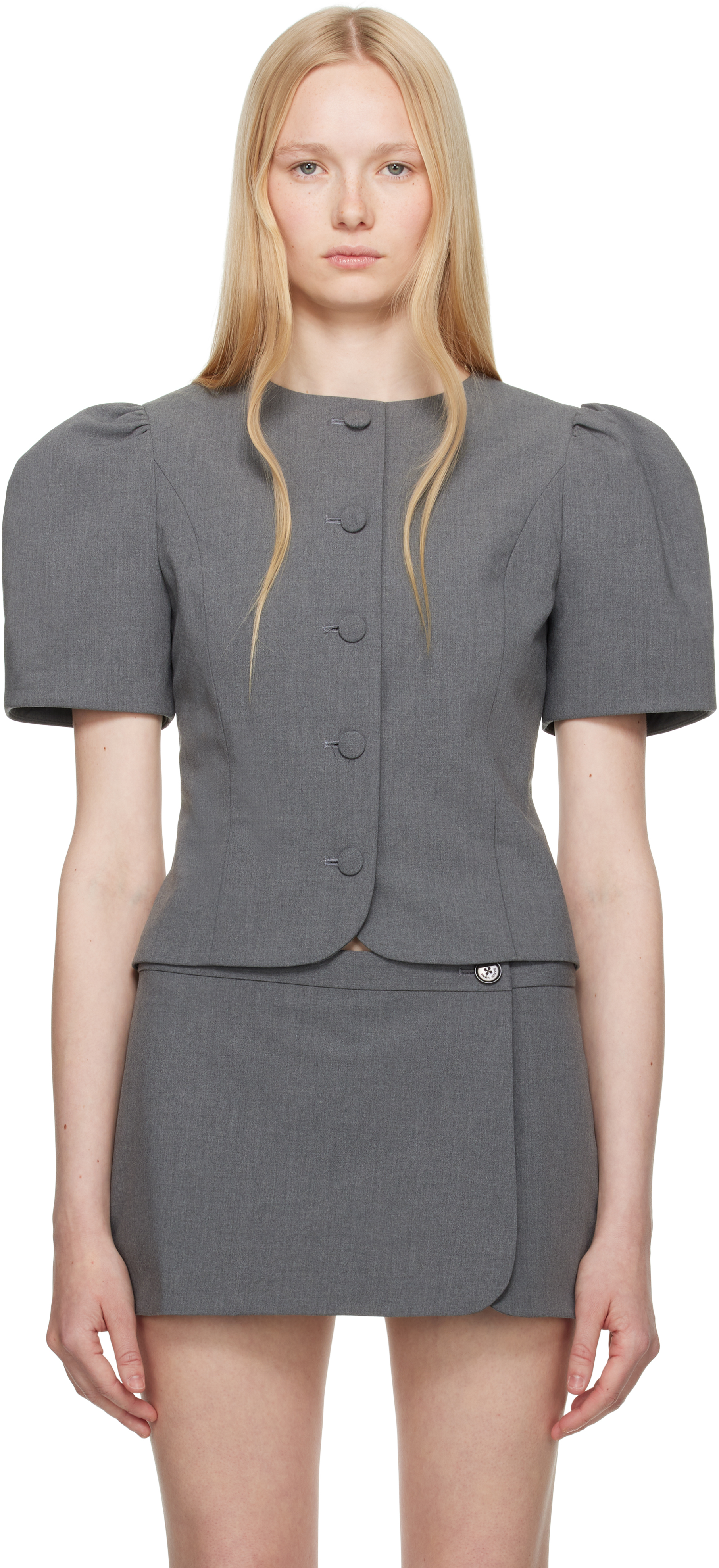Gray Bonny Blouse