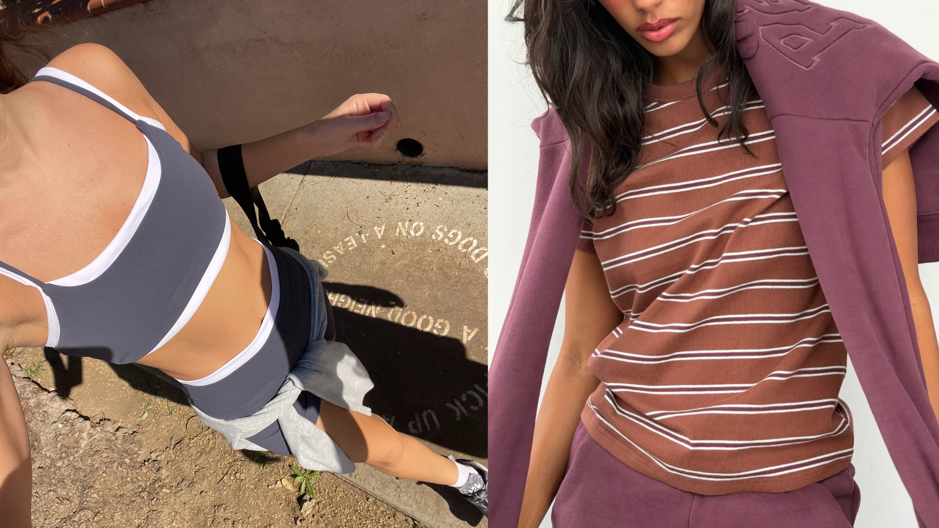 woman wearing brand like parke