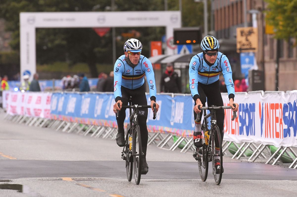 Philippe Gilbert and Tim Wellens (Belgium)
