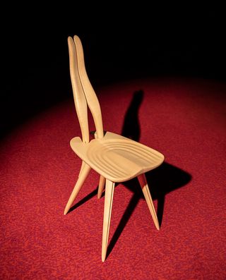 solid wood alpine chair