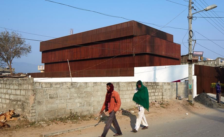 Mysterious stack of wooden boxes