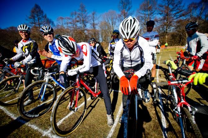 At the start line of U23, Nobeyama Cyclo-cross 2013 day 2