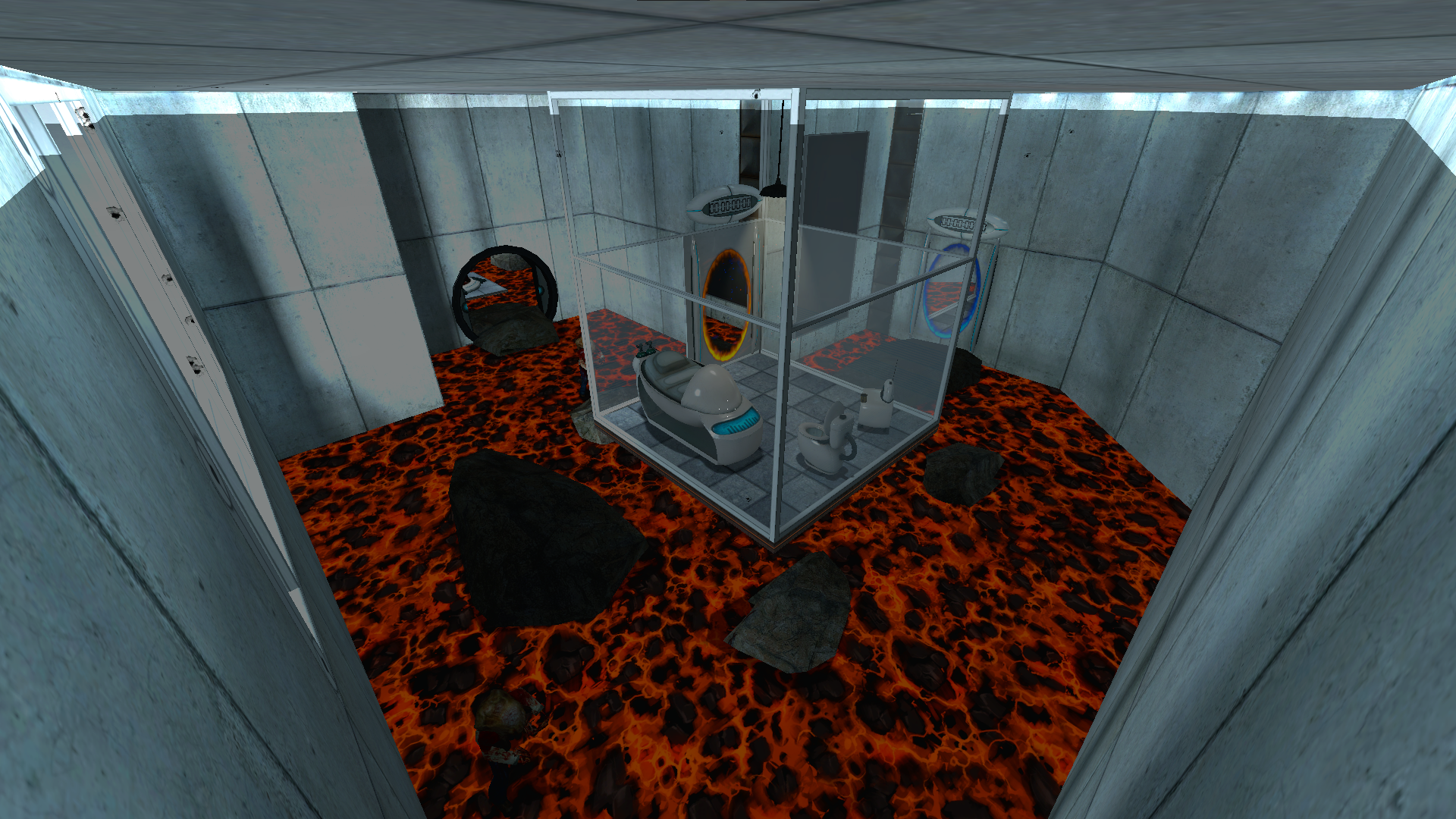 Portal Randomized mixes up Valve’s beloved puzzler by turning the floor into lava and filling chambers with a deadly neurotoxin