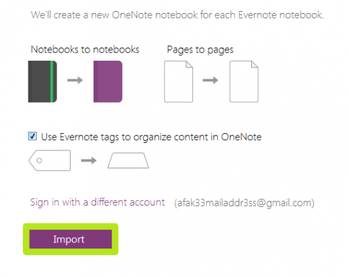 exporting from evernote to thebrain 8