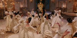 Beauty and the Beast brides dancing in ballroom