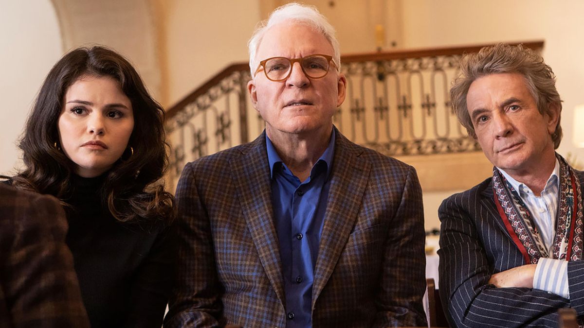 Selena Gomez, Steve Martin, and Martin Short on Only Murders in the Building