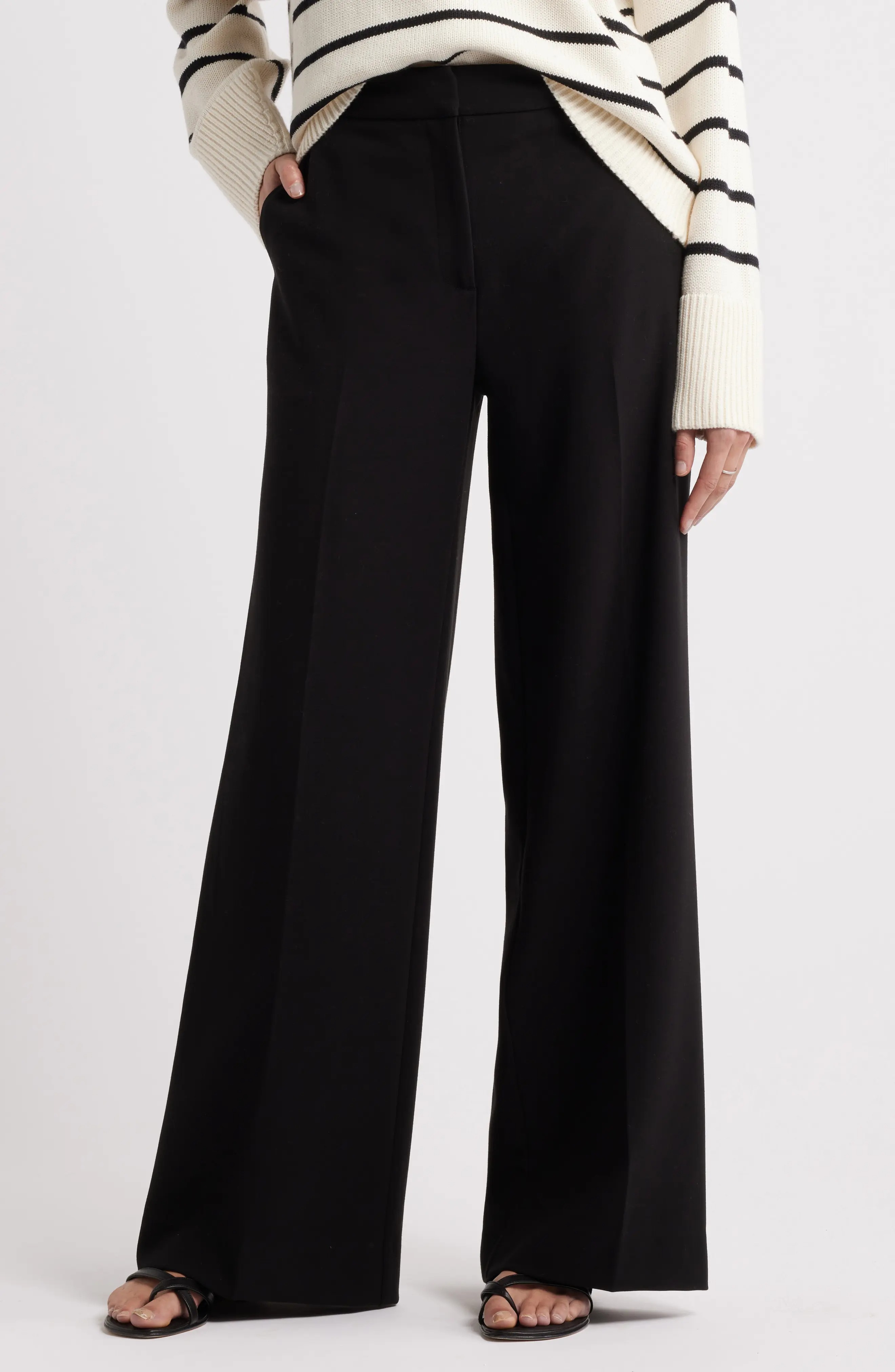Nordstrom, The Lennox Wide Leg Trousers
