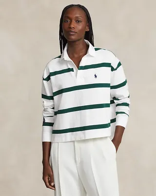 Polo Ralph Lauren, Wimbledon Cropped Rubgy Shirt