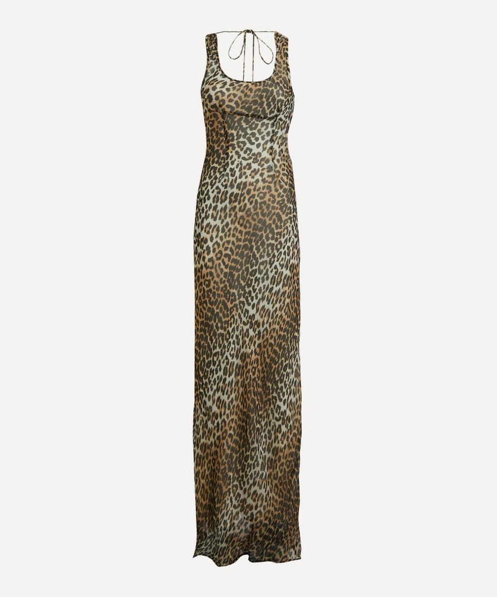 Leopard Print Maxi Dress