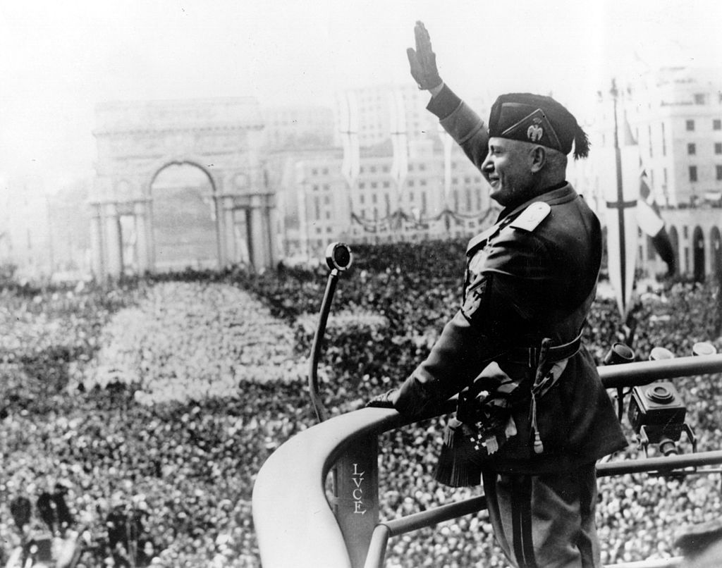 Benito Mussolini. 