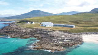 Hotel on Isle of Barra.