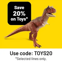 Toys: 20% off toys with code TOYS20 @ Argos