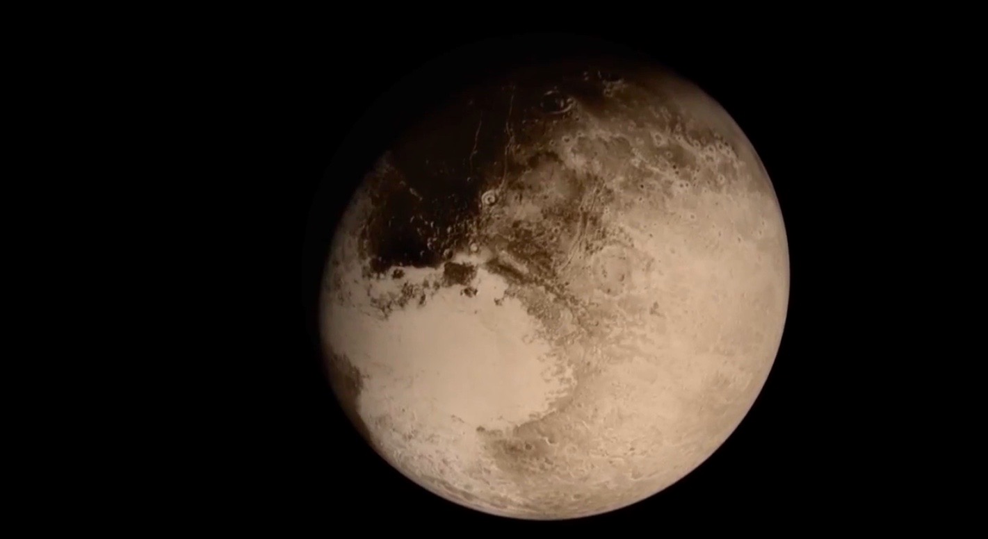 New Horizons&#039; Pluto Flyby: Video Screenshot