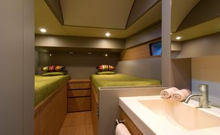 Cabin space of Yacht.