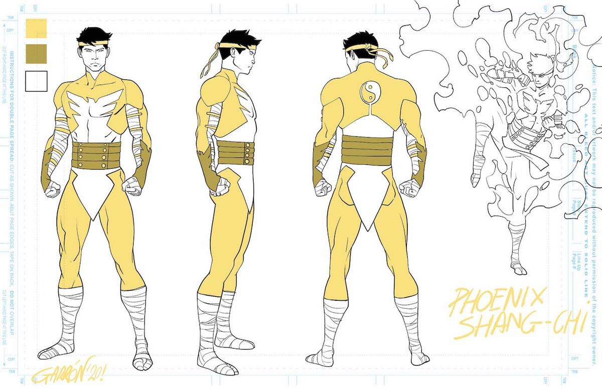 Avengers 'Enter the Phoenix' character designs by Javier Garr&oacute;n