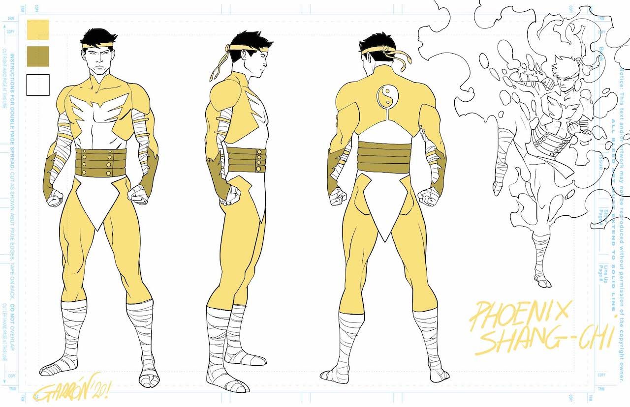Avengers 'Enter the Phoenix' character designs by Javier Garr&oacute;n