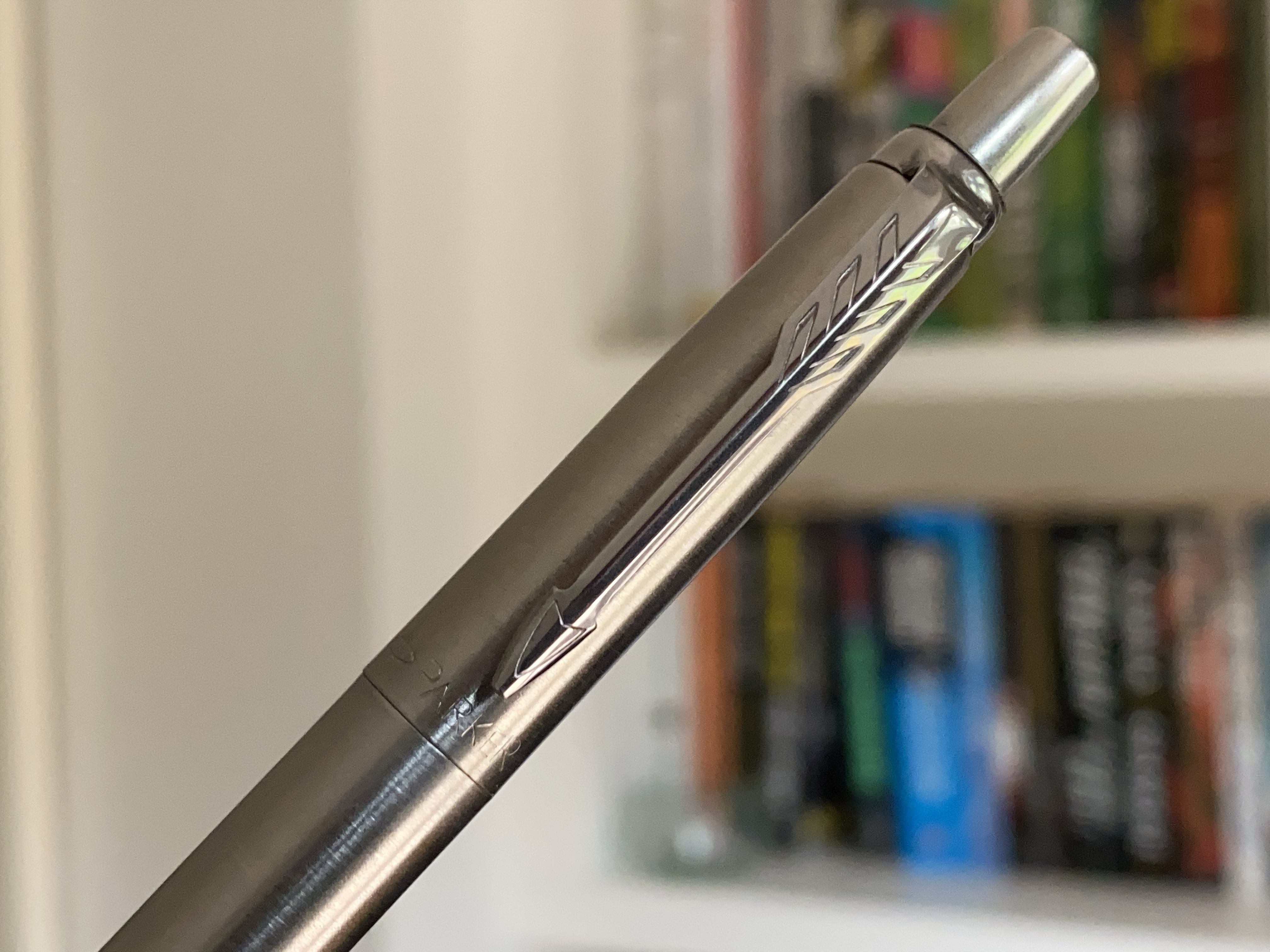 A photo of a pen taken on the iPhone 11 Pro