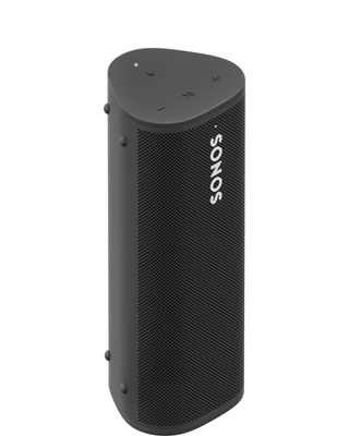 Sonos Roam speaker in black render.