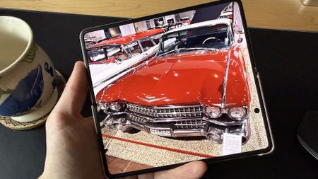 The Honor Magic V5 smartphone. 