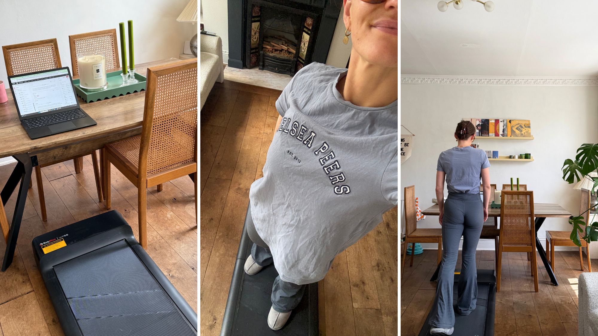 Walking pad review: Health Editor Ally Head testing out her walking pad for this piece