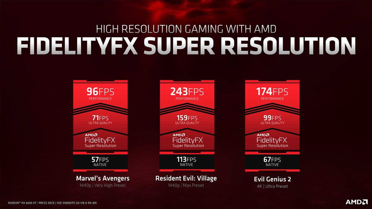 AMD Radeon RX 6600 XT press deck