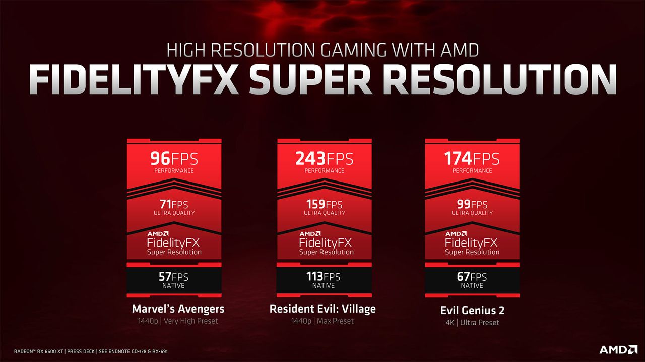 AMD Radeon RX 6600 XT press deck