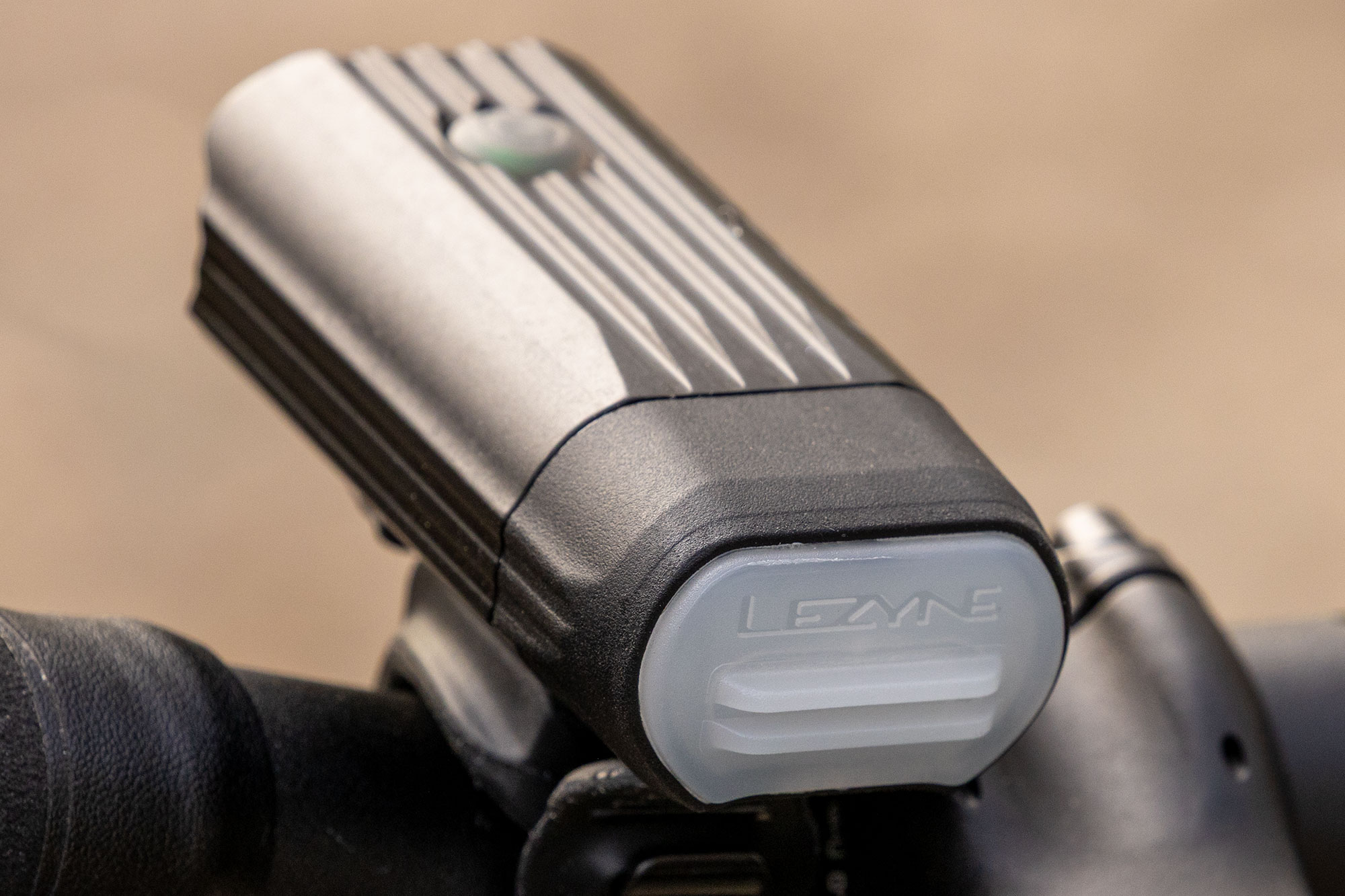 React Drive Front light, pictured from the rear to show illuminated panel