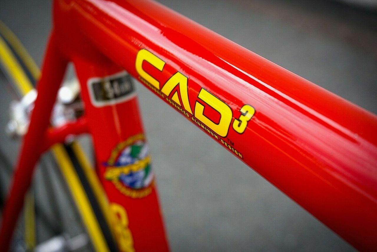 The frame was Cannondale&rsquo;s first to use the CAAD moniker &ndash; the CAAD3