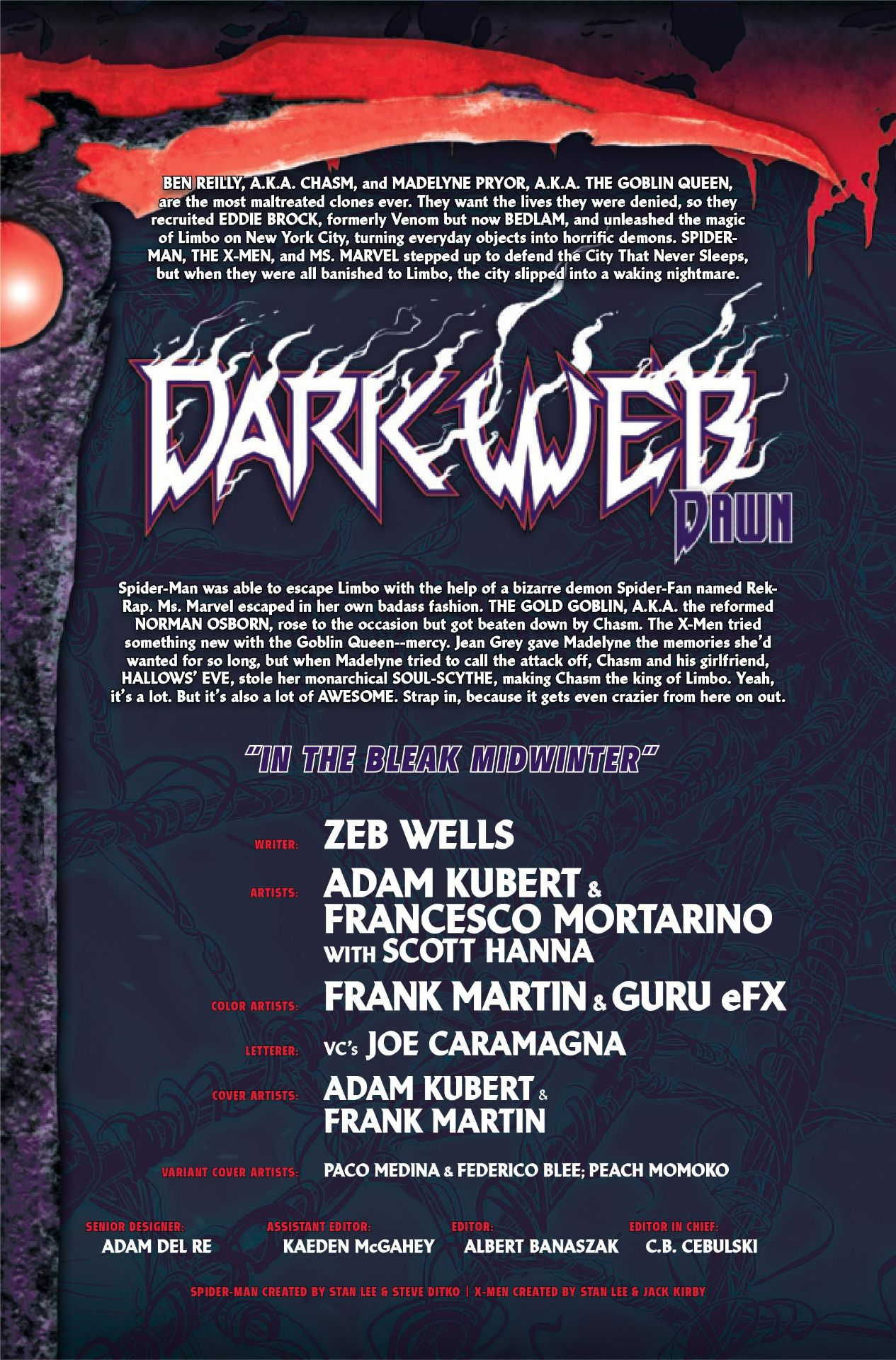 Dark Web Finale #1 pages