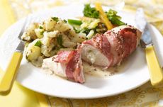 Creamy stuffed chicken breast