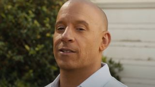 Vin Diesel smirking in F9