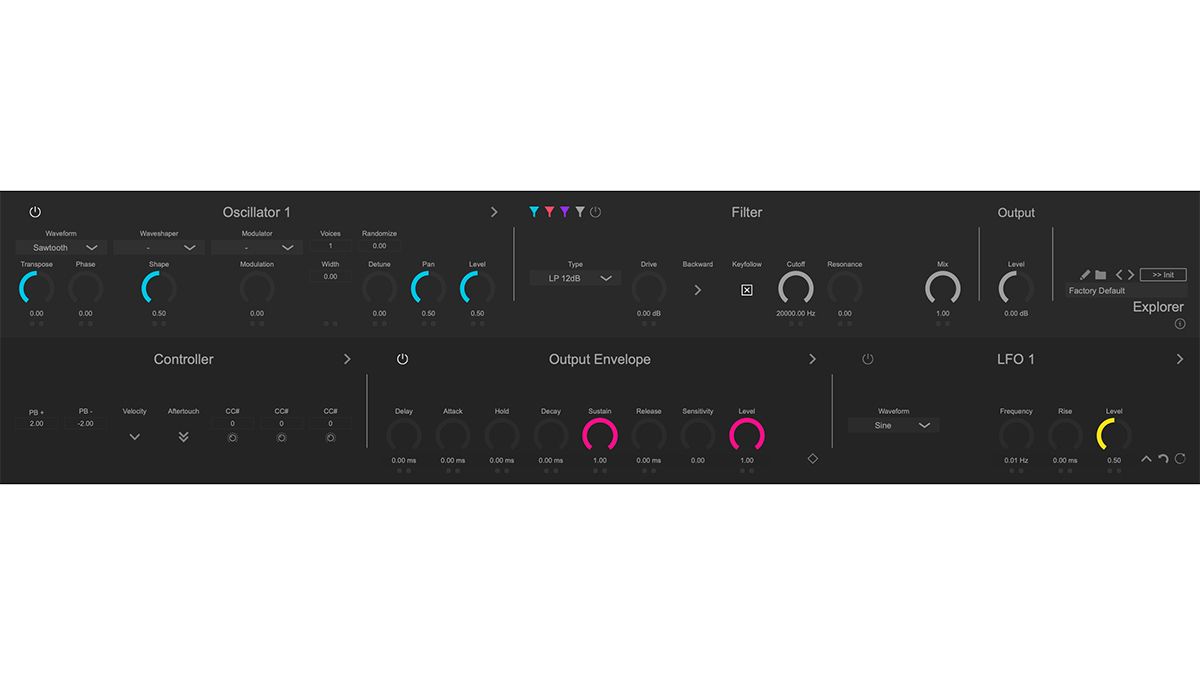 Fabric 70 goes the extra mile with its free VST/AU Explorer synth