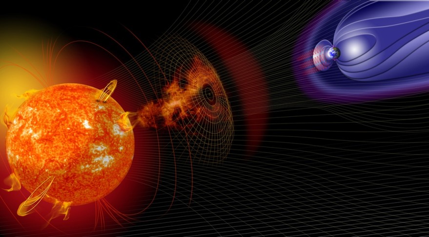 Solar Storm Illustration