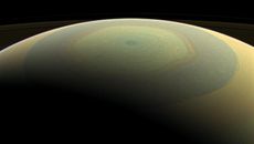 NASA's Cassini spacecraft captured this natural-color view of Saturn's north pole at a distance of approximately 611,000 miles (984,000 kilometers) away, on July 22, 2013.