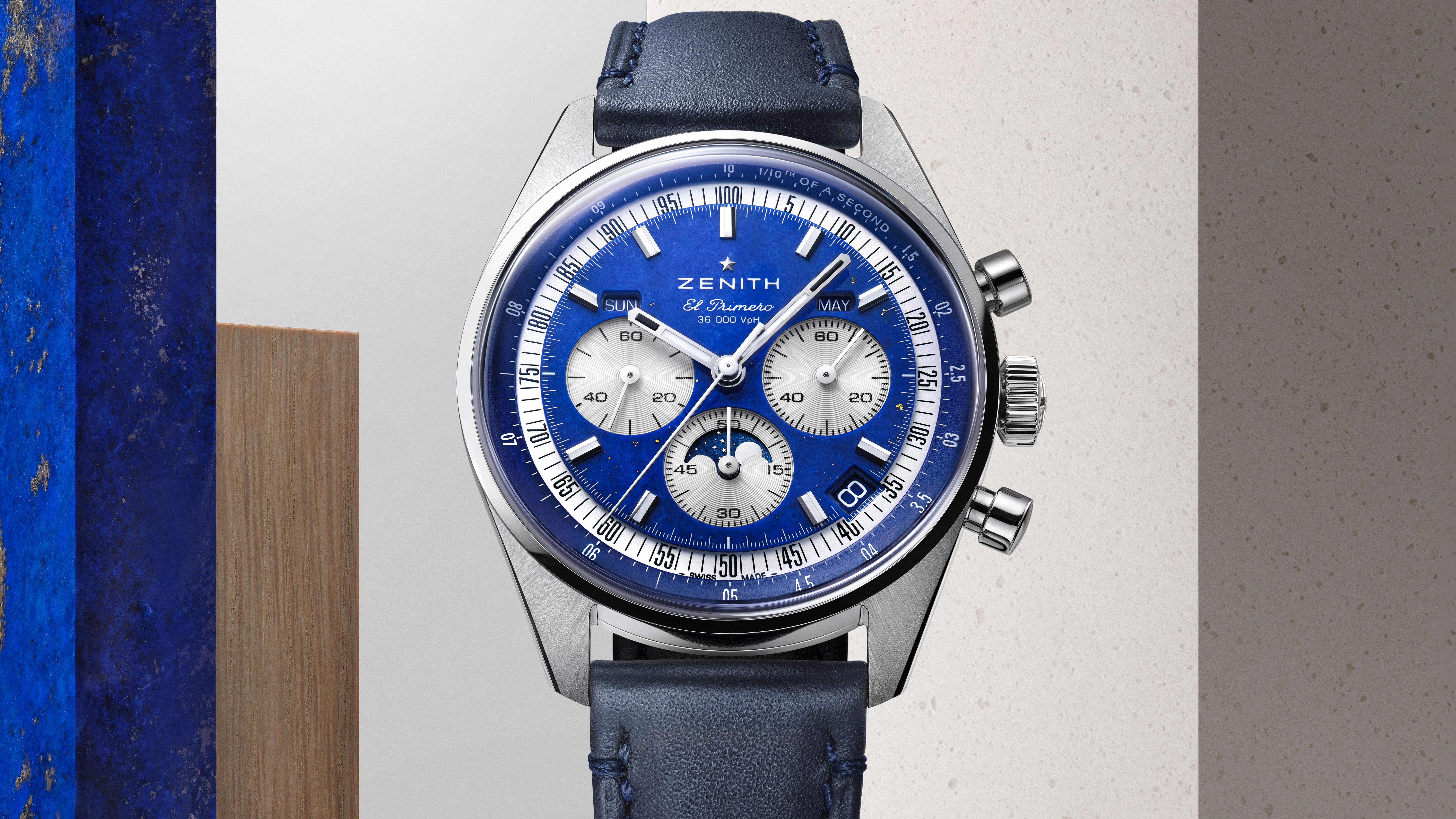 Zenith Chronomaster Original Triple Calendar Lapis Lazuli