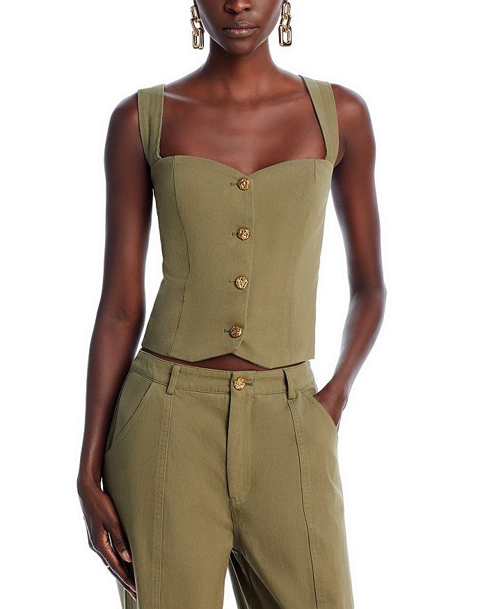 Corset Style Tank Top